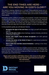 Glory and the End Times: Unveiling God's Prophetic Vision for Your Future, Israel, and the Last - Days Awakening Paperback – August 5, 2025 - Faith & Flame - Books and Gifts - Destiny Image - 9798881503864