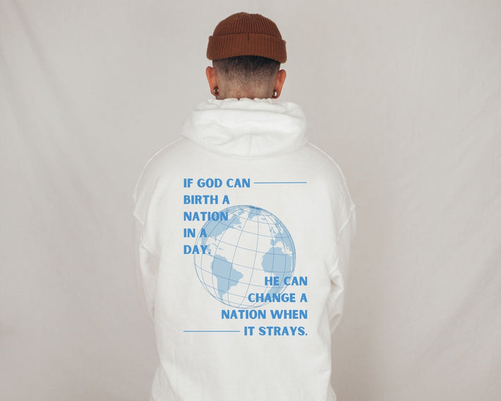 God can Change a Nation Hoodie - Faith & Flame - Books and Gifts - Printify - 