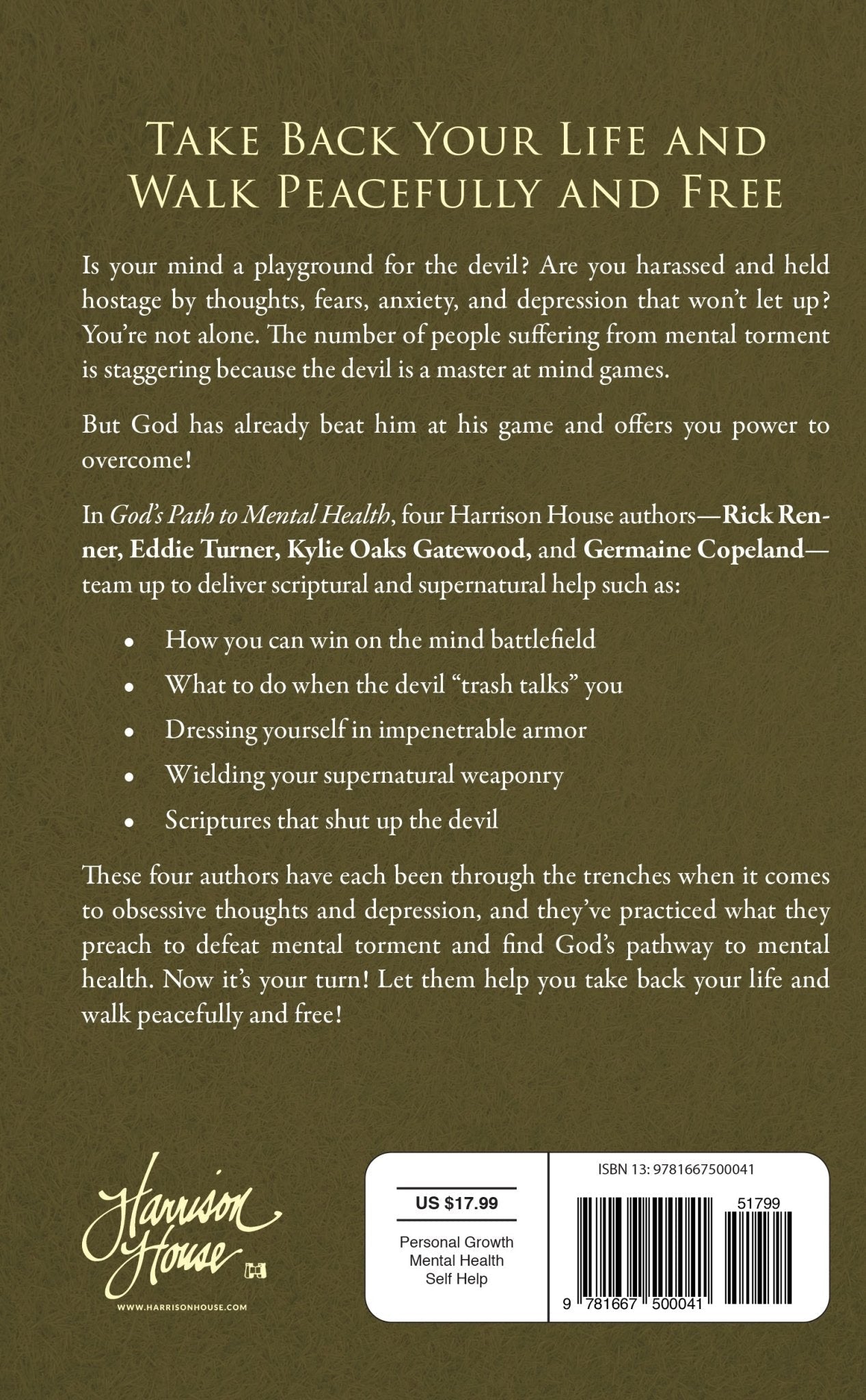 God's Path to Mental Health – June 27, 2022 - Faith & Flame - Books and Gifts - Harrison House - 9781667500041