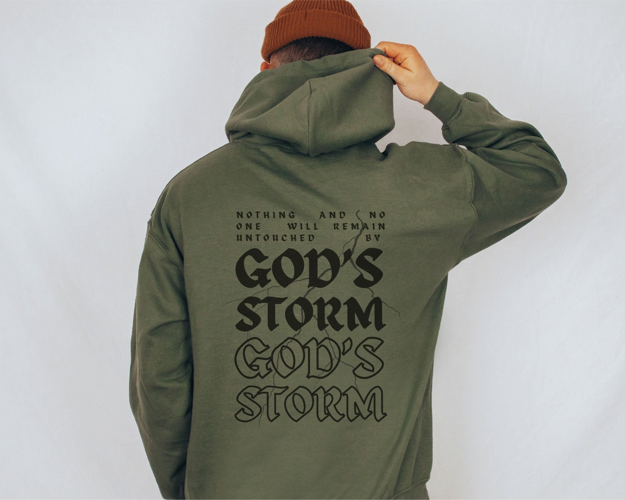 God's Storm Hoodie | Heaven Stormed - Faith & Flame - Books and Gifts - Faith & Flame - 