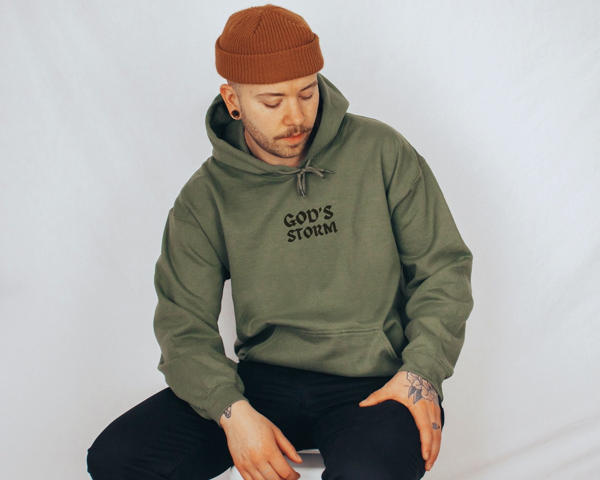 God's Storm Hoodie | Heaven Stormed - Faith & Flame - Books and Gifts - Faith & Flame - 