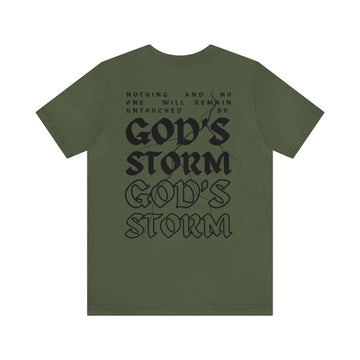 God's Storm T-shirt - Faith & Flame - Books and Gifts - Printify -