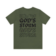 God's Storm T-shirt - Faith & Flame - Books and Gifts - Printify -