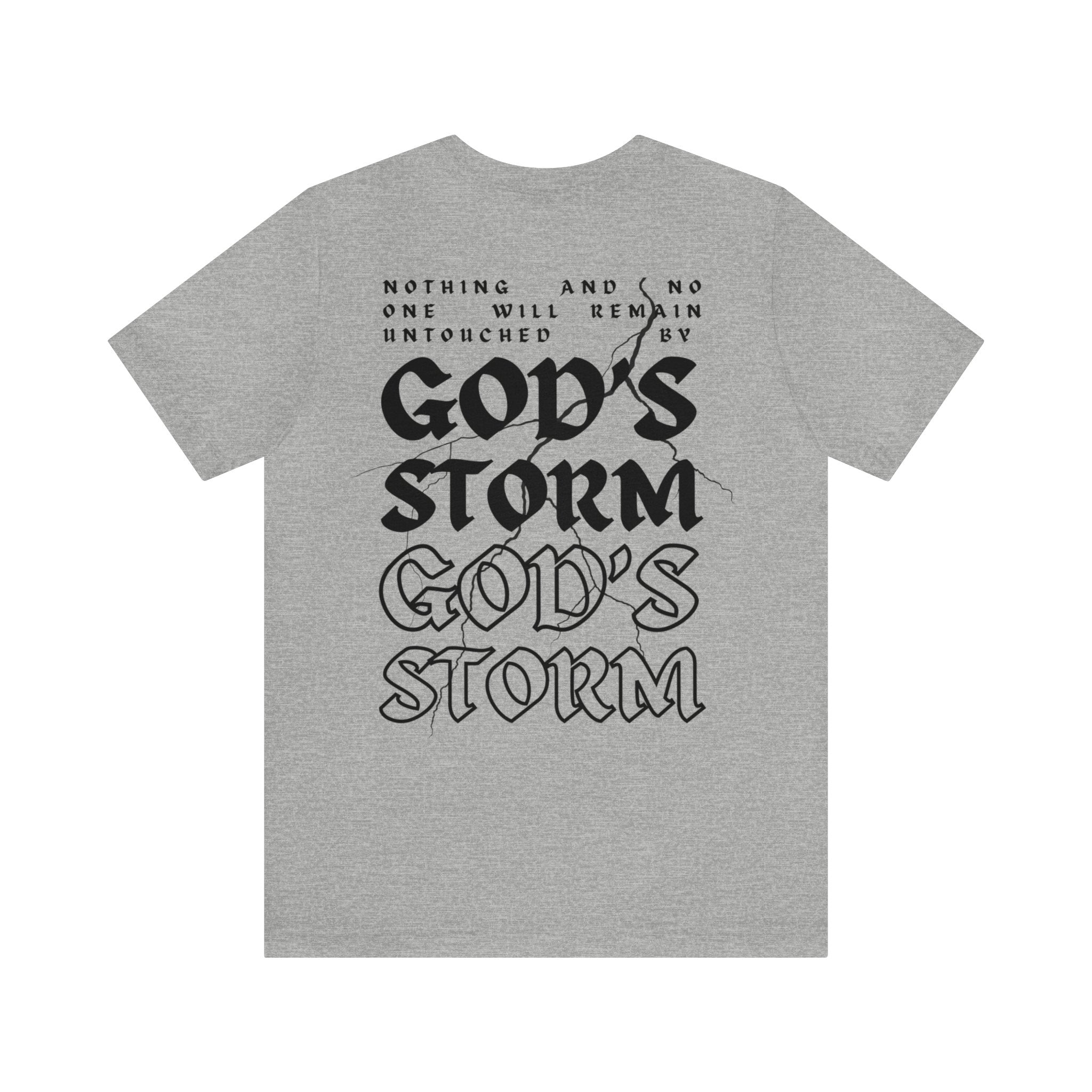 God's Storm T-shirt - Faith & Flame - Books and Gifts - Printify -