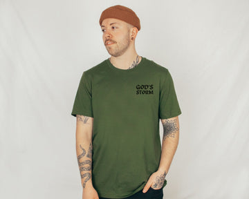 God's Storm T-shirt - Faith & Flame - Books and Gifts - Printify -