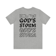 God's Storm T-shirt - Faith & Flame - Books and Gifts - Printify -
