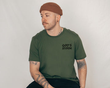God's Storm T-shirt - Faith & Flame - Books and Gifts - Printify -