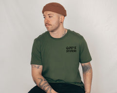 God's Storm T-shirt - Faith & Flame - Books and Gifts - Printify -