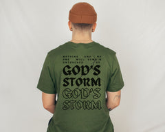 God's Storm T-shirt - Faith & Flame - Books and Gifts - Printify -