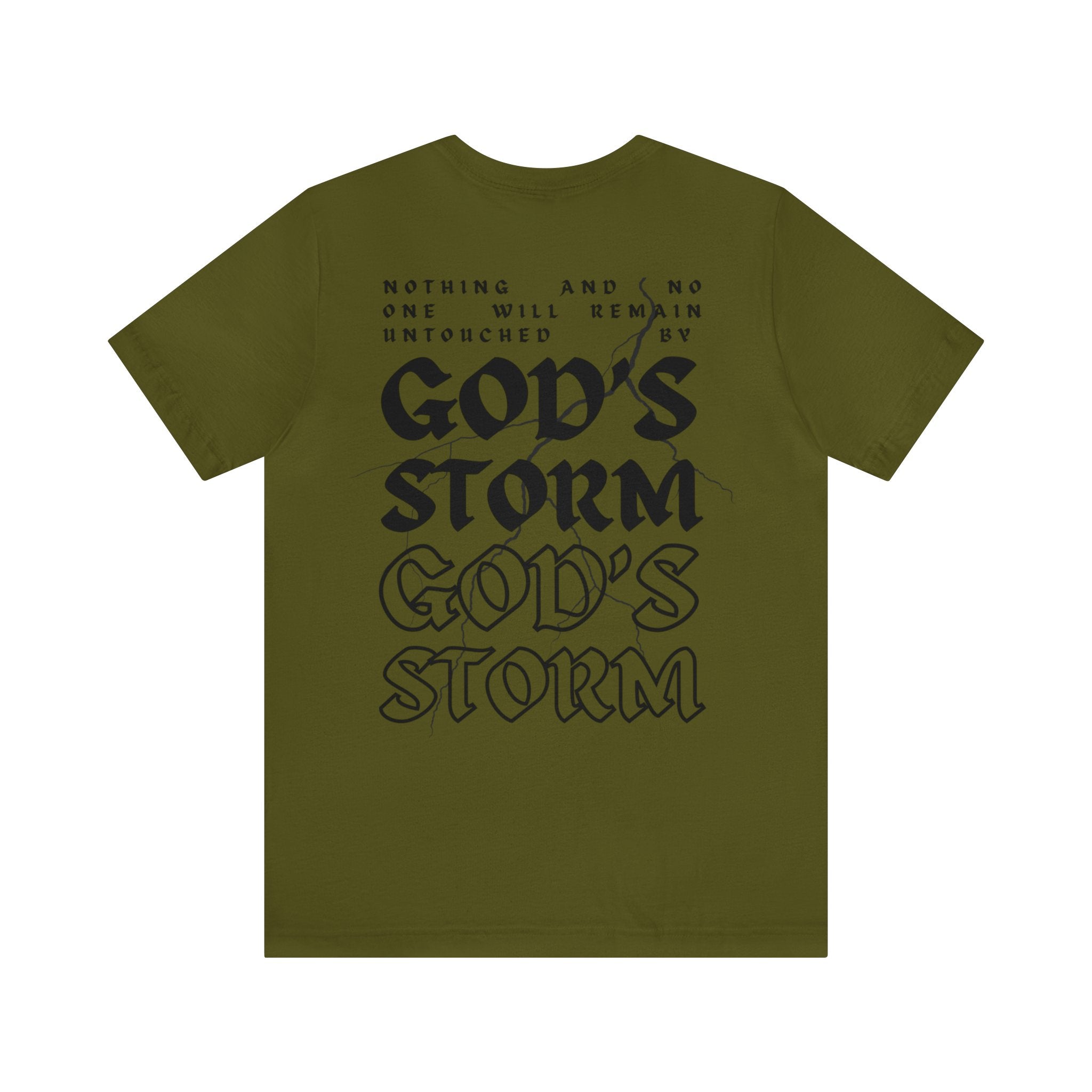 God's Storm T-shirt - Faith & Flame - Books and Gifts - Printify -