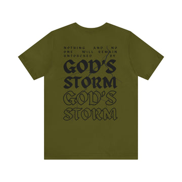 God's Storm T-shirt - Faith & Flame - Books and Gifts - Printify -