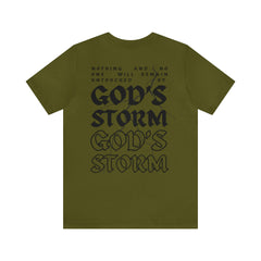 God's Storm T-shirt - Faith & Flame - Books and Gifts - Printify -
