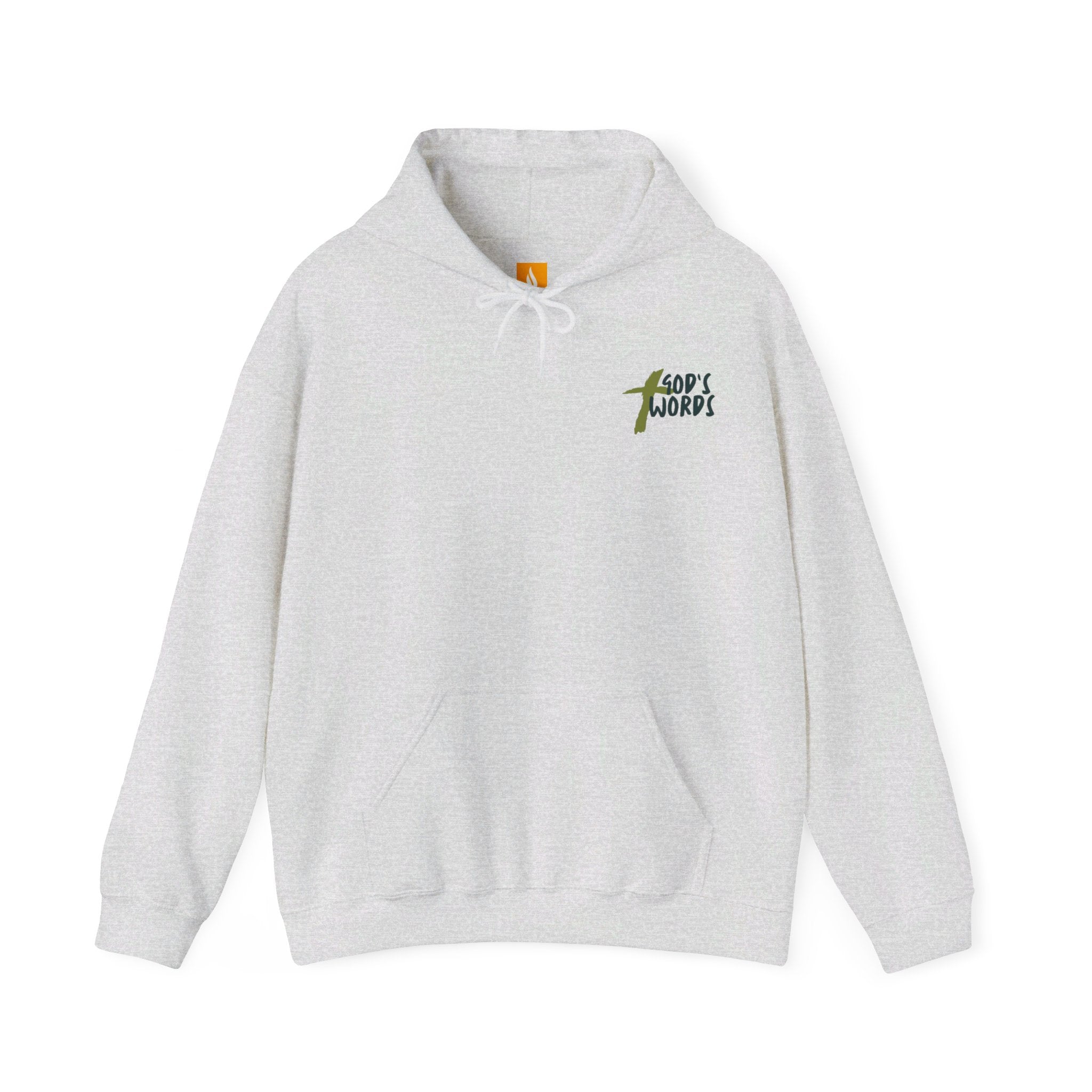 God's Words Hoodie - Faith & Flame - Books and Gifts - Printify - 