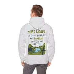 God's Words Hoodie - Faith & Flame - Books and Gifts - Printify - 