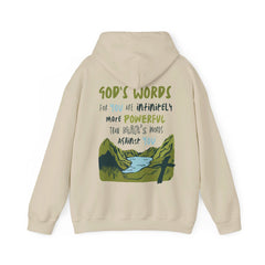 God's Words Hoodie - Faith & Flame - Books and Gifts - Printify - 