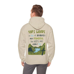 God's Words Hoodie - Faith & Flame - Books and Gifts - Printify - 