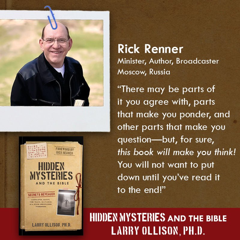 Hidden Mysteries and the Bible: Secrets Revealed: Aliens/UFOs, Giants, Time Travel, Multiverse, AI & Other Unexplained Phenomena Paperback – October 1, 2024 - Faith & Flame - Books and Gifts - Harrison House - 9781667502984