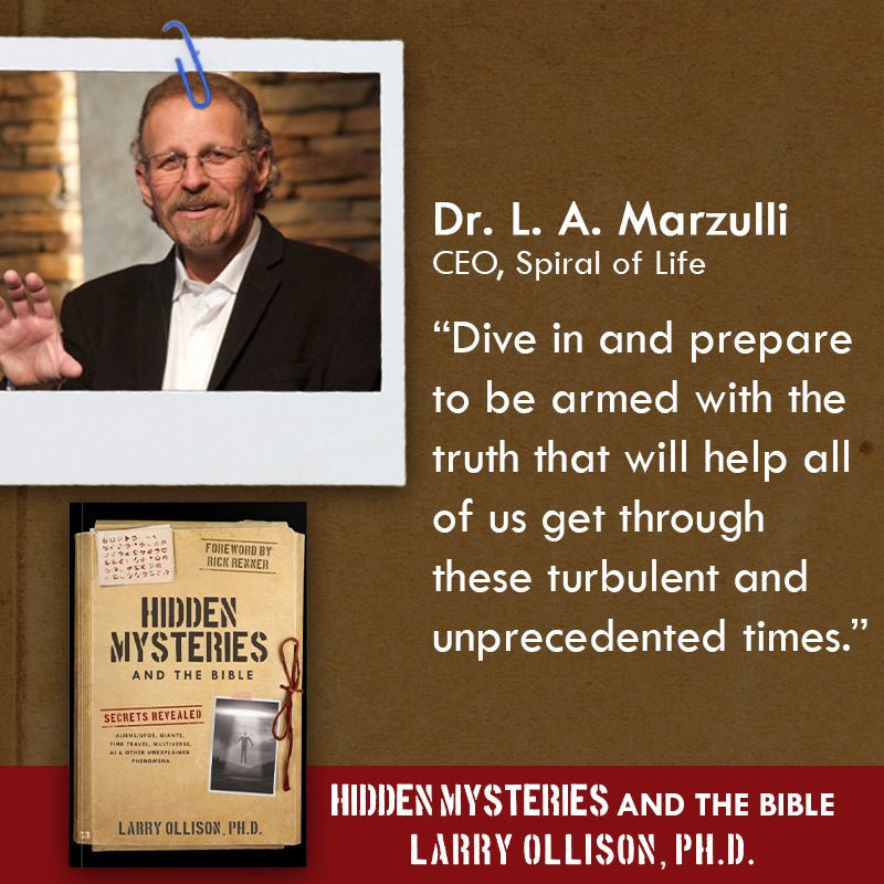 Hidden Mysteries and the Bible: Secrets Revealed: Aliens/UFOs, Giants, Time Travel, Multiverse, AI & Other Unexplained Phenomena Paperback – October 1, 2024 - Faith & Flame - Books and Gifts - Harrison House - 9781667502984