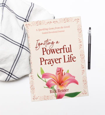 Igniting a Powerful Prayer Life: A Sparkling Gems From the Greek Guided Devotional Journal Paperback – October 3, 2023 - Faith & Flame - Books and Gifts - Harrison House Publishers - 9781667503387
