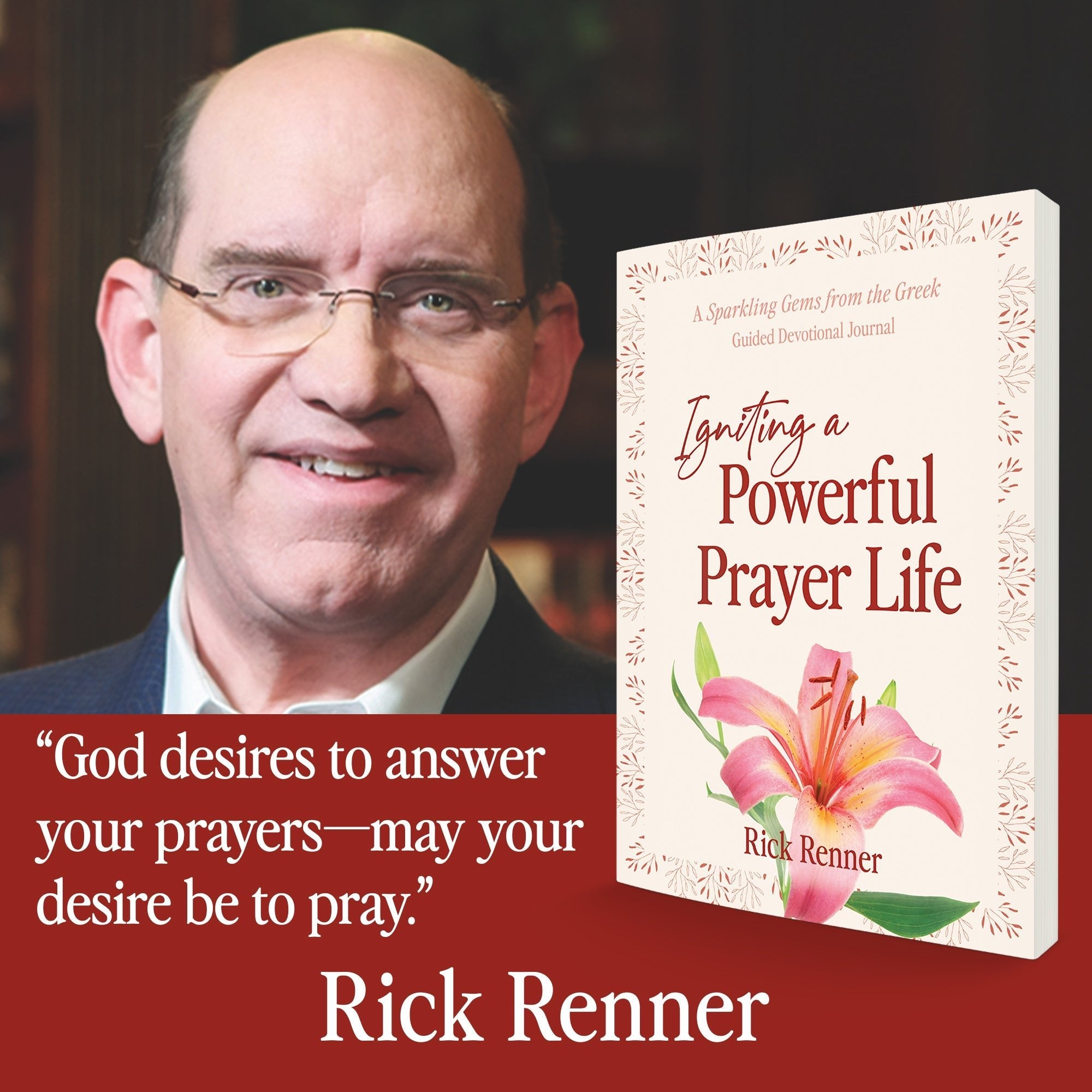 Igniting a Powerful Prayer Life: A Sparkling Gems From the Greek Guided Devotional Journal Paperback – October 3, 2023 - Faith & Flame - Books and Gifts - Harrison House Publishers - 9781667503387