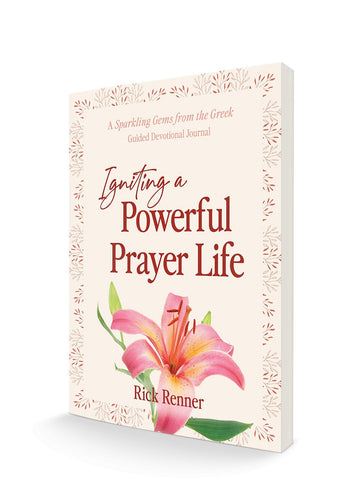 Igniting a Powerful Prayer Life: A Sparkling Gems From the Greek Guided Devotional Journal Paperback – October 3, 2023 - Faith & Flame - Books and Gifts - Harrison House Publishers - 9781667503387