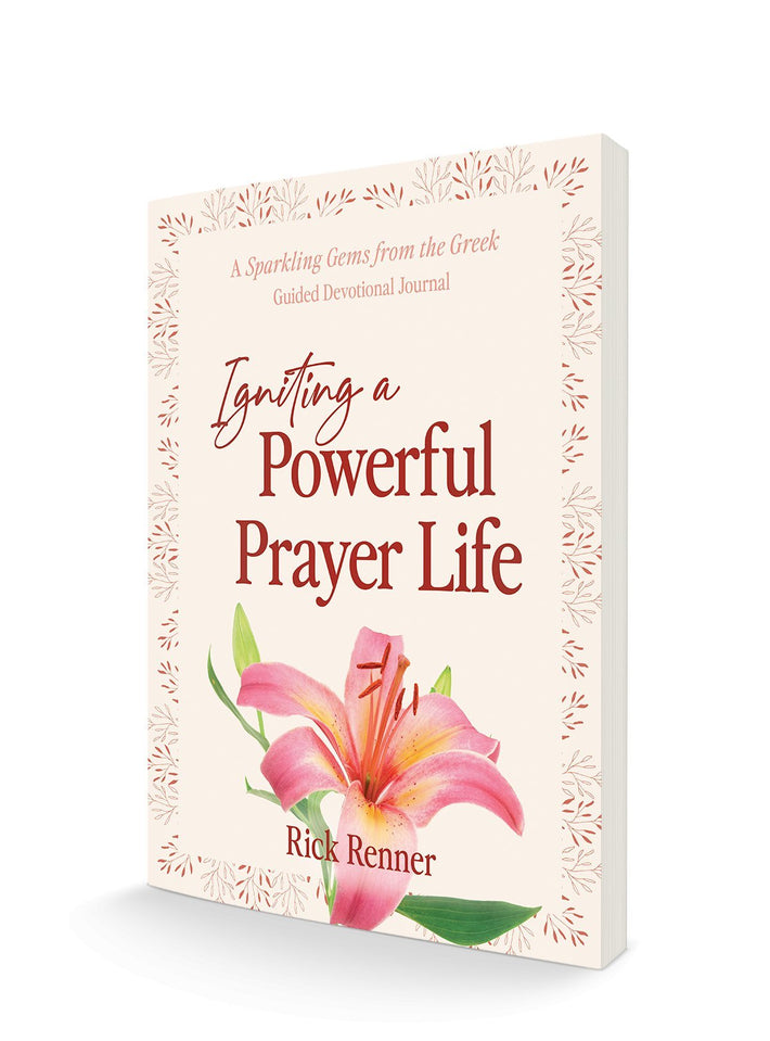 Igniting a Powerful Prayer Life: A Sparkling Gems From the Greek Guided Devotional Journal Paperback – October 3, 2023 - Faith & Flame - Books and Gifts - Harrison House Publishers - 9781667503387