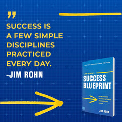 Jim Rohn's Success Blueprint: How Today's Actions Achieve Tomorrow's Goals (Official Nightingale Conant Publication) Paperback – April 8, 2025 - Faith & Flame - Books and Gifts - Sound Wisdom - 9781640954939