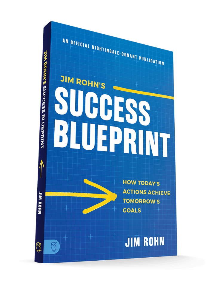 Jim Rohn's Success Blueprint: How Today's Actions Achieve Tomorrow's Goals (Official Nightingale Conant Publication) Paperback – April 8, 2025 - Faith & Flame - Books and Gifts - Sound Wisdom - 9781640954939