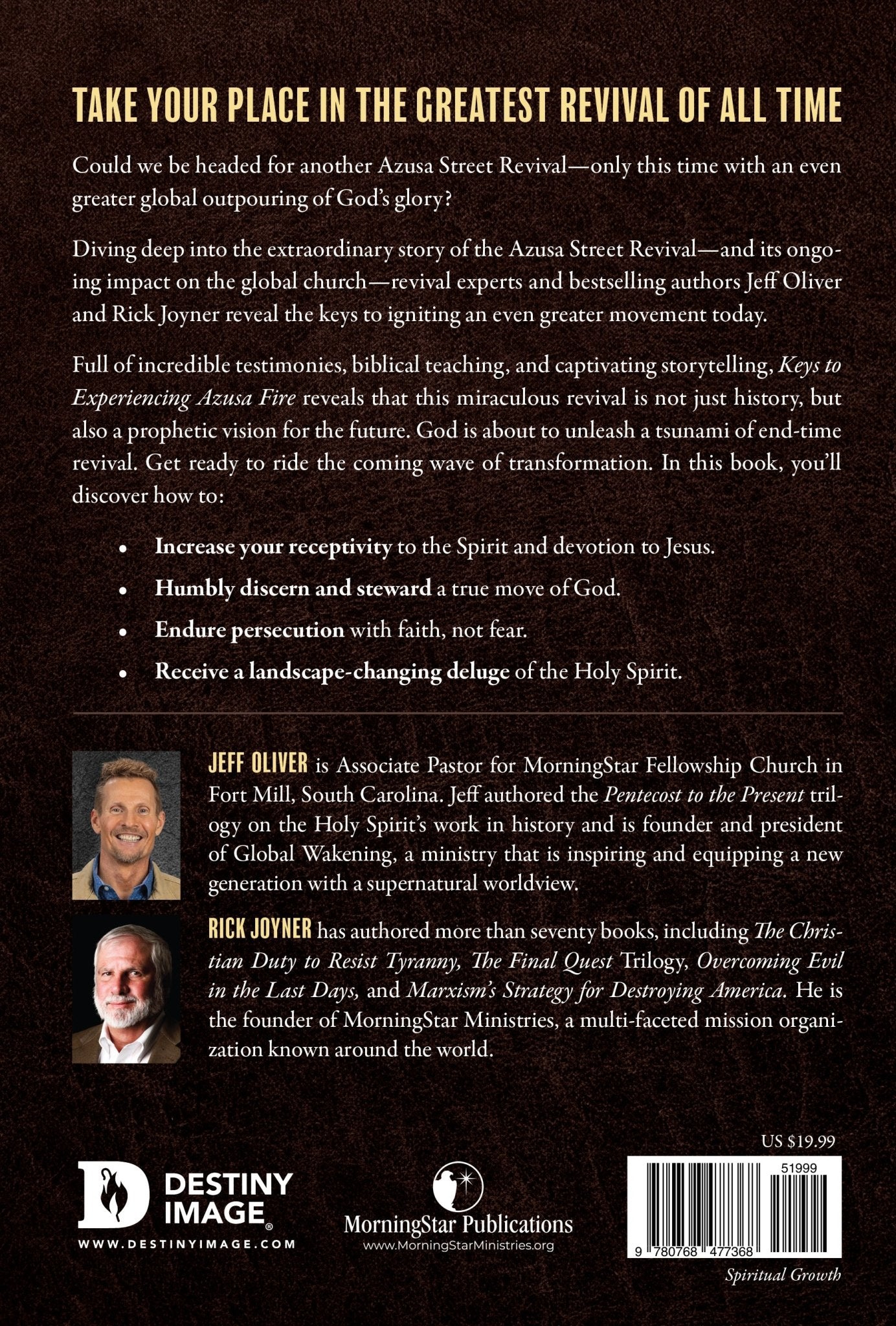 Keys to Experiencing Azusa Fire: Lessons from the Revival that Changed the Landscape of Global Christianity (Paperback) - April 2, 2024 - Faith & Flame - Books and Gifts - Destiny Image - 9780768477368