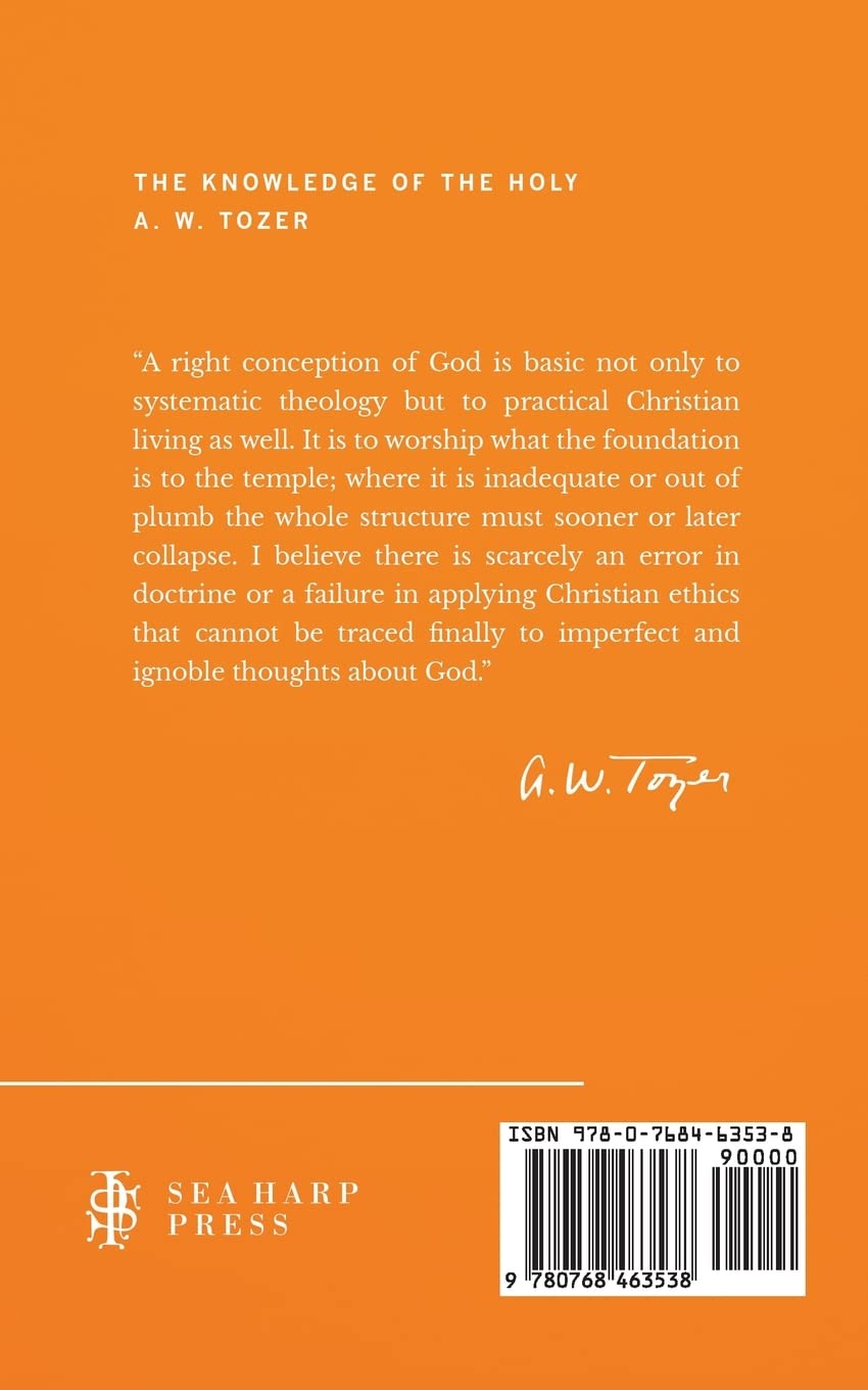 Knowledge of the Holy - Faith & Flame - Books and Gifts - Sea Harp Press - 9780768463538