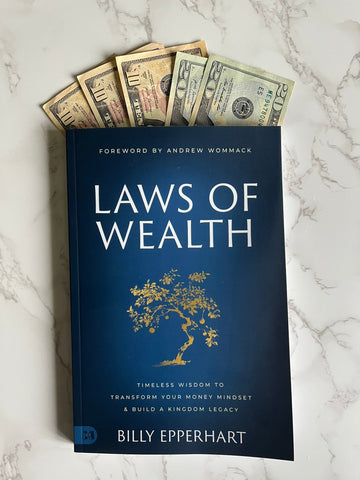Laws of Wealth Hardcover – October 7, 2025 - Faith & Flame - Books and Gifts - Harrison House - 9781667511993