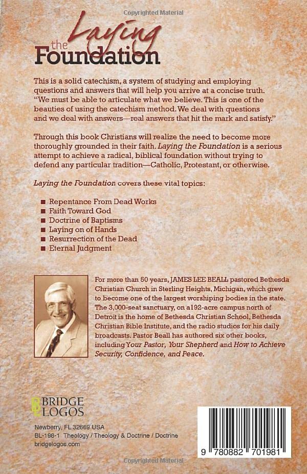 Laying The Foundation - October 2012 - Faith & Flame - Books and Gifts - Bridge Logos - 9780882701981