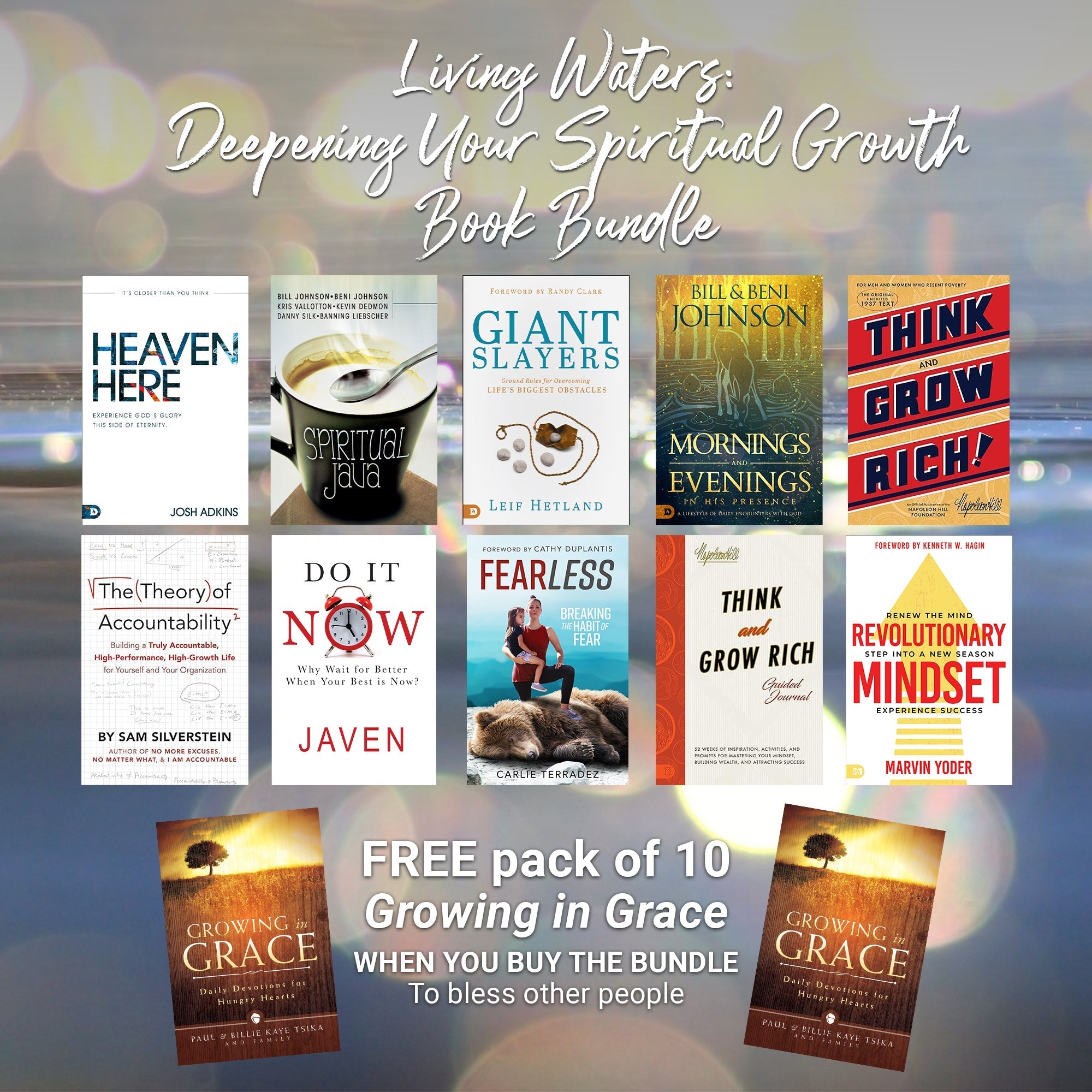 Living Waters: Deepening Your Spiritual Growth Book Bundle - Faith & Flame - Books and Gifts - Faith & Flame - Books and Gifts - LWBB24