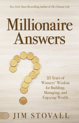 Millionaire Answers: 25 Years of Winners' Wisdom for Building, Managing, and Enjoying Wealth Paperback – April 8, 2025 - Faith & Flame - Books and Gifts - Sound Wisdom - 9781640955653