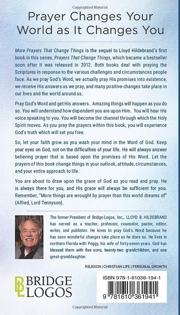 More Prayers That Change Things - August 2017 - Faith & Flame - Books and Gifts - Bridge Logos - 9781610361941