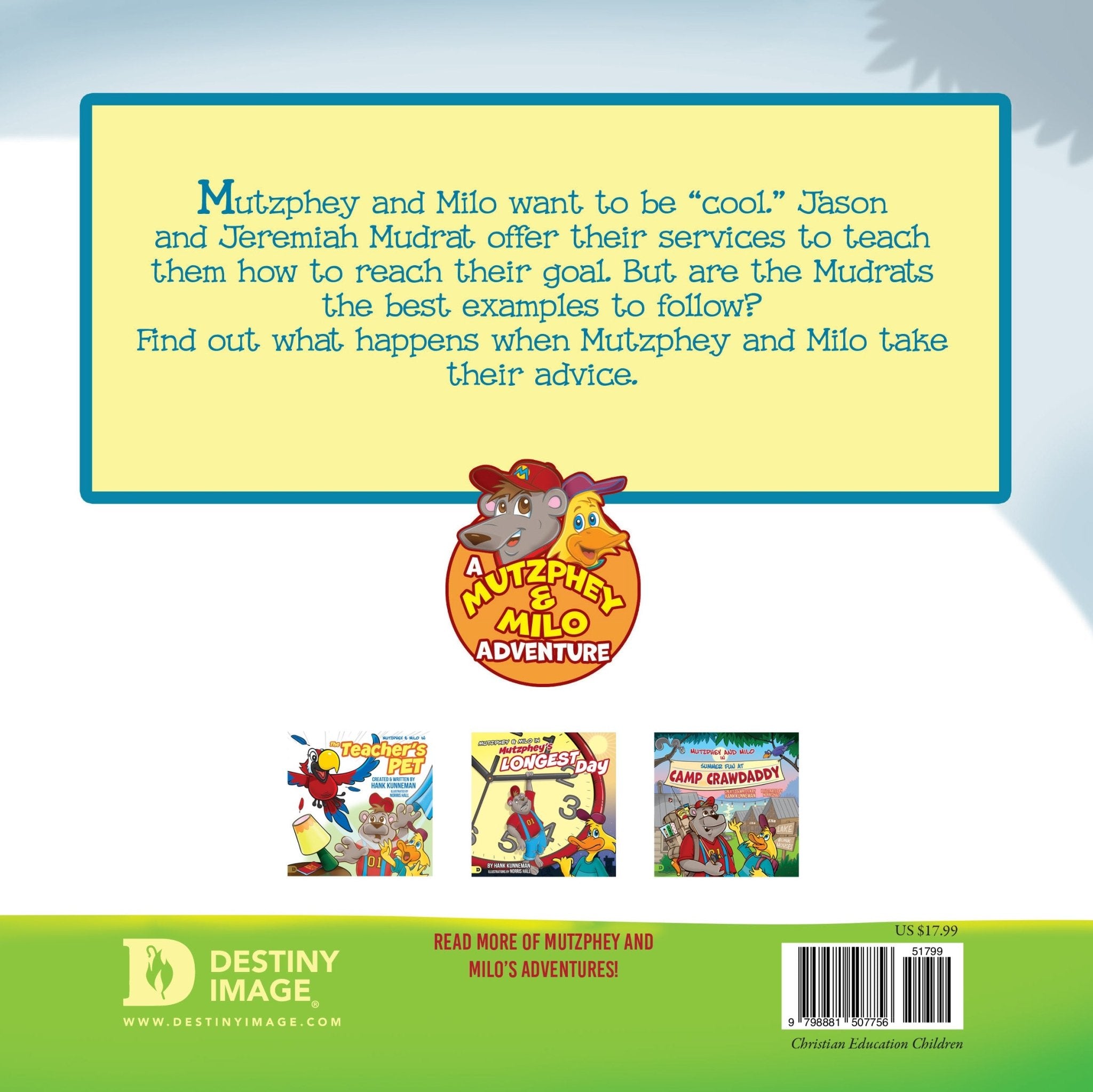 Mutzphey & Milo in Mudrats for a Day – April 7, 2026 - Faith & Flame - Books and Gifts - Destiny Image - 9798881507756