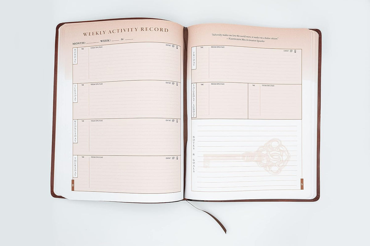 Napoleon Hill® Think and Grow Rich® Planner and Calendar (An Official Publication of the Napoleon Hill Foundation®) - Faith & Flame - Books and Gifts - Sound Wisdom - 9781640952676