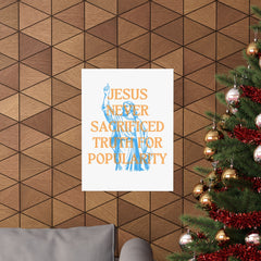 Never Sacrifice Truth Matte Posters | Secrets to Stewarding God's Voice in a New Era - Faith & Flame - Books and Gifts - Printify - 