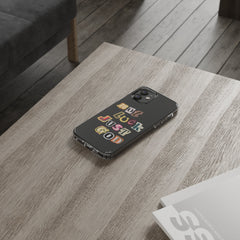 Not Luck, Just God Clear Cases - Faith & Flame - Books and Gifts - Printify - 