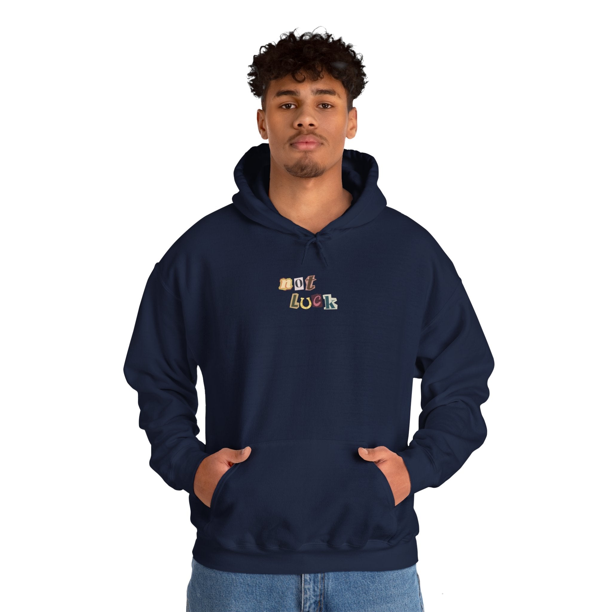 Not Luck Just God Hoodie - Faith & Flame - Books and Gifts - Printify - 