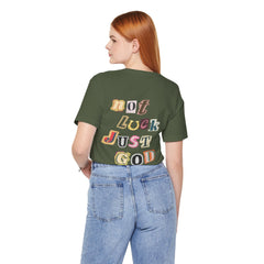 Not luck, Just God T-shirt - Faith & Flame - Books and Gifts - Printify - 