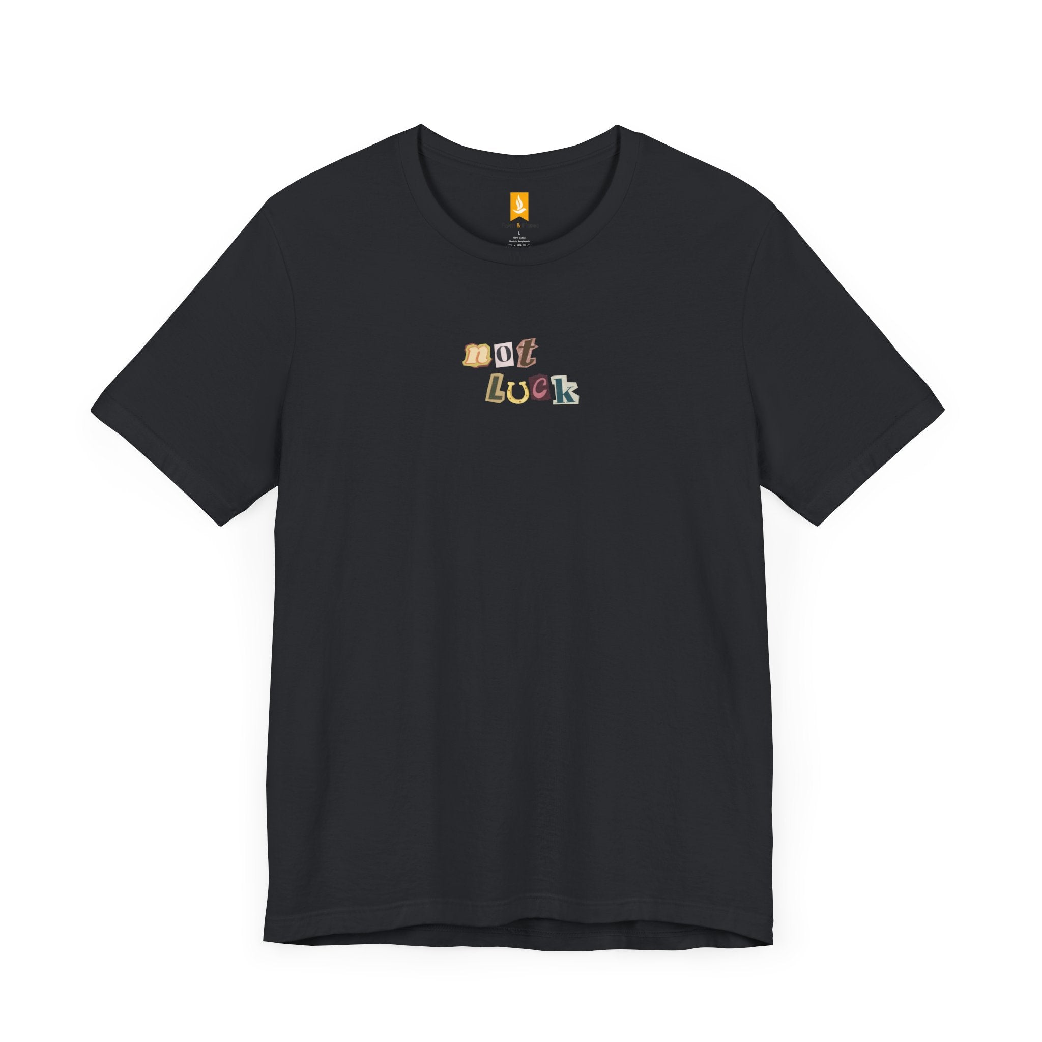 Not luck, Just God T-shirt - Faith & Flame - Books and Gifts - Printify - 