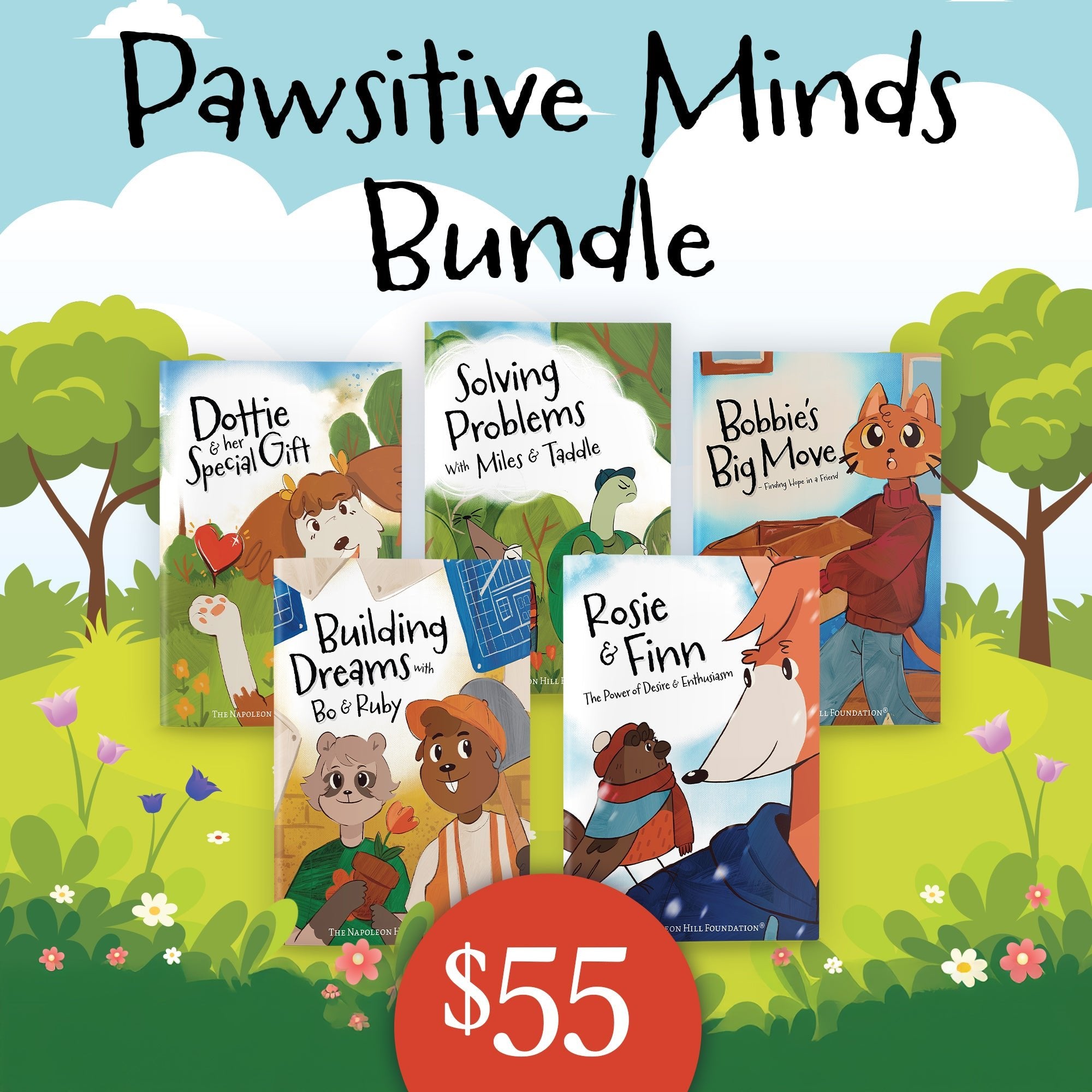Pawsitive Minds Bundle - Faith & Flame - Books and Gifts - Sound Wisdom - NHFPMB