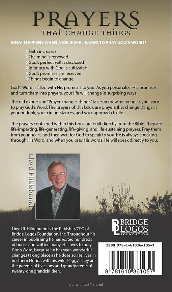 Prayers That Change Things - August 2013 - Faith & Flame - Books and Gifts - Bridge Logos - 9781610361057