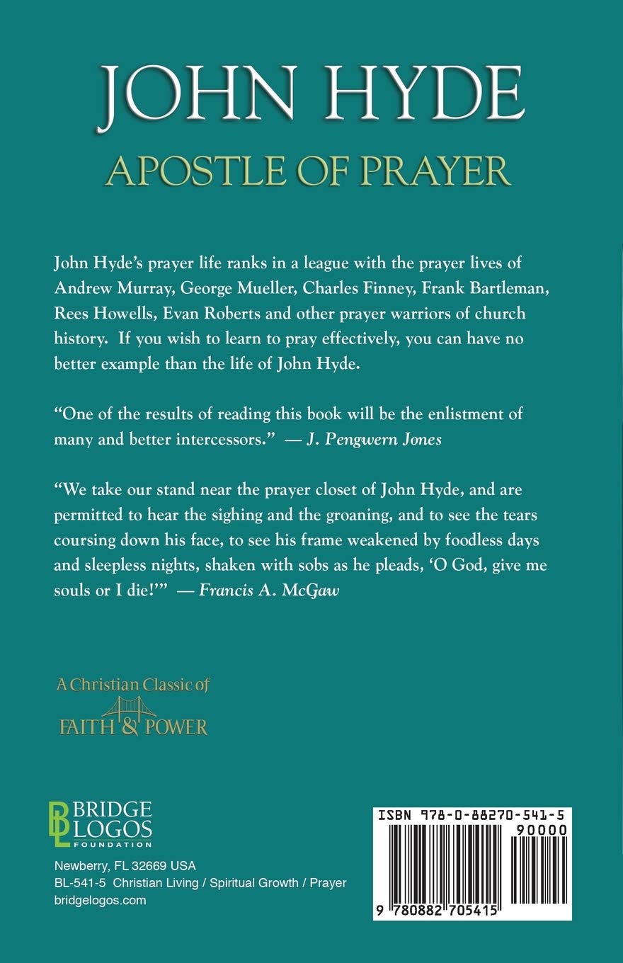 Praying Hyde - April 2001 - Faith & Flame - Books and Gifts - Bridge Logos - 9780882705415