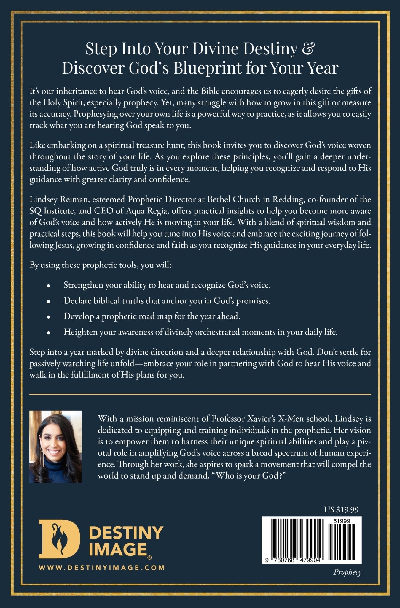 Prophesy Your Year: The Adventure of Discovering God's Voice Throughout the Year Paperback – December 3, 2024 - Faith & Flame - Books and Gifts - Destiny Image - 9780768479904