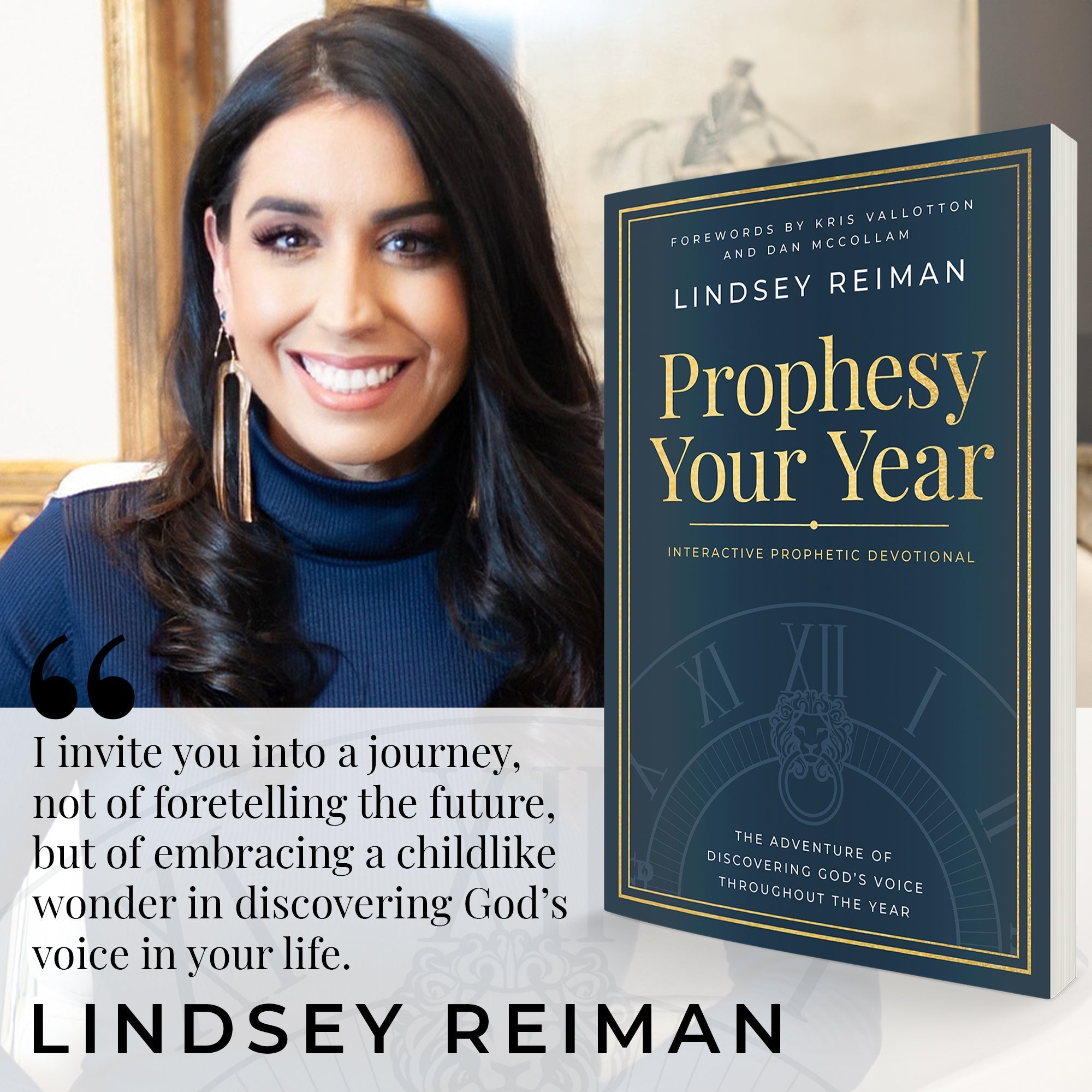 Prophesy Your Year: The Adventure of Discovering God's Voice Throughout the Year Paperback – December 3, 2024 - Faith & Flame - Books and Gifts - Destiny Image - 9780768479904