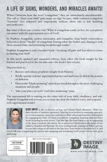 Prophetic Evangelism (Revised and Updated Edition): Tactics That Release Signs, Wonders, and Miracles in Your Everyday Life Paperback – December 21, 2021 - Faith & Flame - Books and Gifts - Destiny Image - 9780768458091