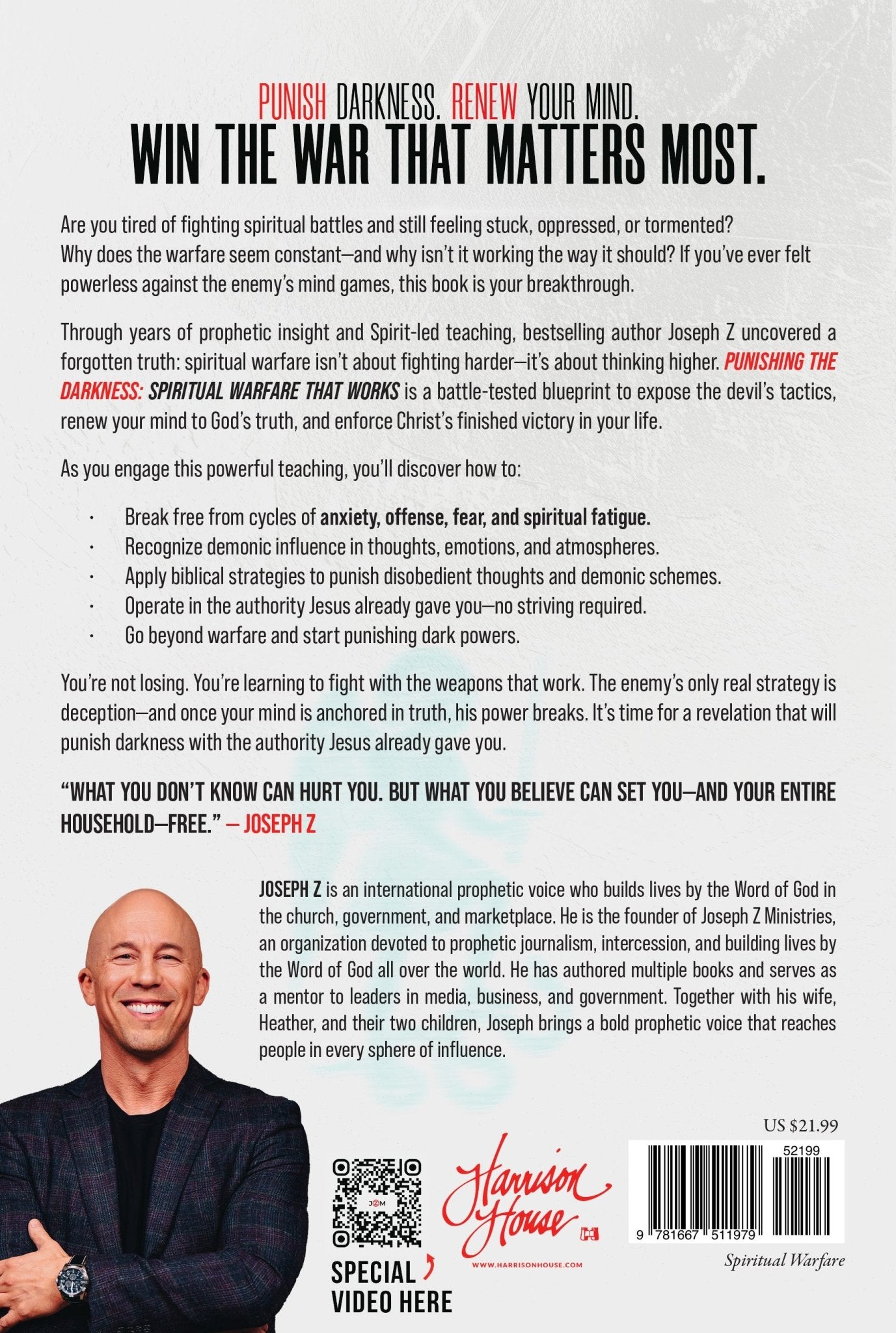 Punishing the Darkness: Spiritual Warfare That Works – February 3, 2026 - Faith & Flame - Books and Gifts - Harrison House - 9781667511979