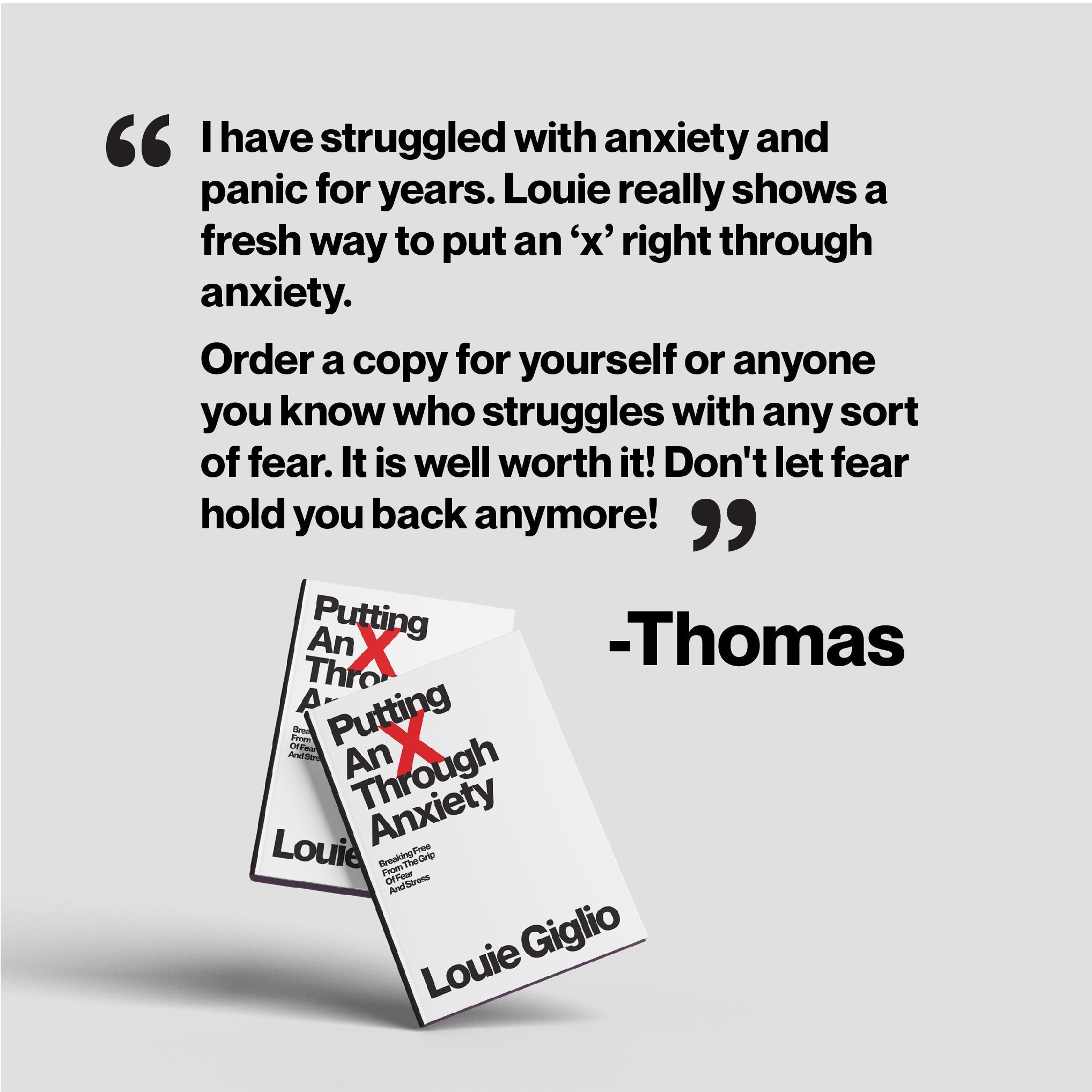 Putting an X Through Anxiety: Breaking Free from the Grip of Fear and Stress Paperback – February 21, 2023 - Faith & Flame - Books and Gifts - Passion Publishing - 9781949255195